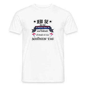 Tasse Jebi Se Croatie - T-shirt homme - blanc - Devant - AI Model Male 178 dark (178cm)