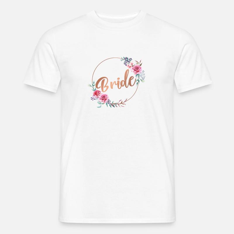Bride JGA - Männer T-Shirt - Weiß