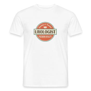 Urologen Geschenk Urologie Arzt Tee - Männer T-Shirt - Weiß - Vorne - AI Model Male 178 dark (178cm)