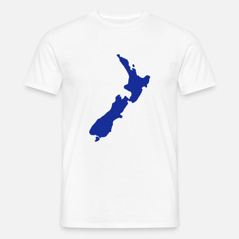 Neuseeland - Männer T-Shirt - Weiß