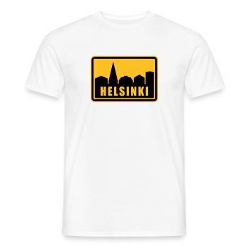 Helsinki - Männer T-Shirt - Weiß - Vorne - AI Model Male 178 dark (178cm)