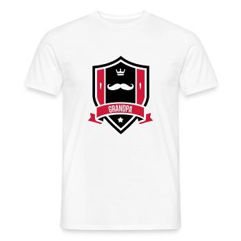 Grandpa - T-shirt homme - blanc - Devant - AI Model Male 178 dark (178cm)