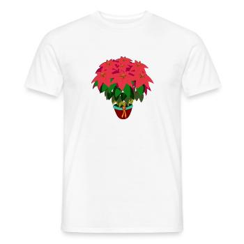 Blumenstrauß - Männer T-Shirt - Weiß - Vorne - AI Model Male 178 dark (178cm)