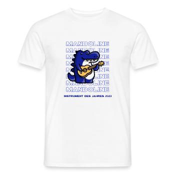 Mandoline Instrument des Jahres 2023 - Männer T-Shirt - Weiß - Vorne - AI Model Male 178 dark (178cm)