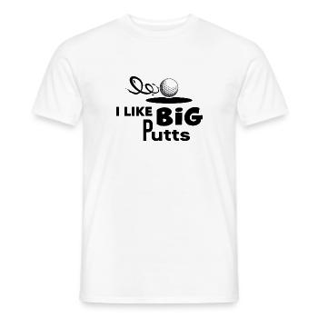 Golf Golf Putts Golf Players Golf Terrain de golf - T-shirt homme - blanc - Devant - AI Model Male 178 dark (178cm)