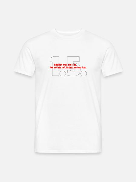 Erster Mai - Männer T-Shirt - Weiß