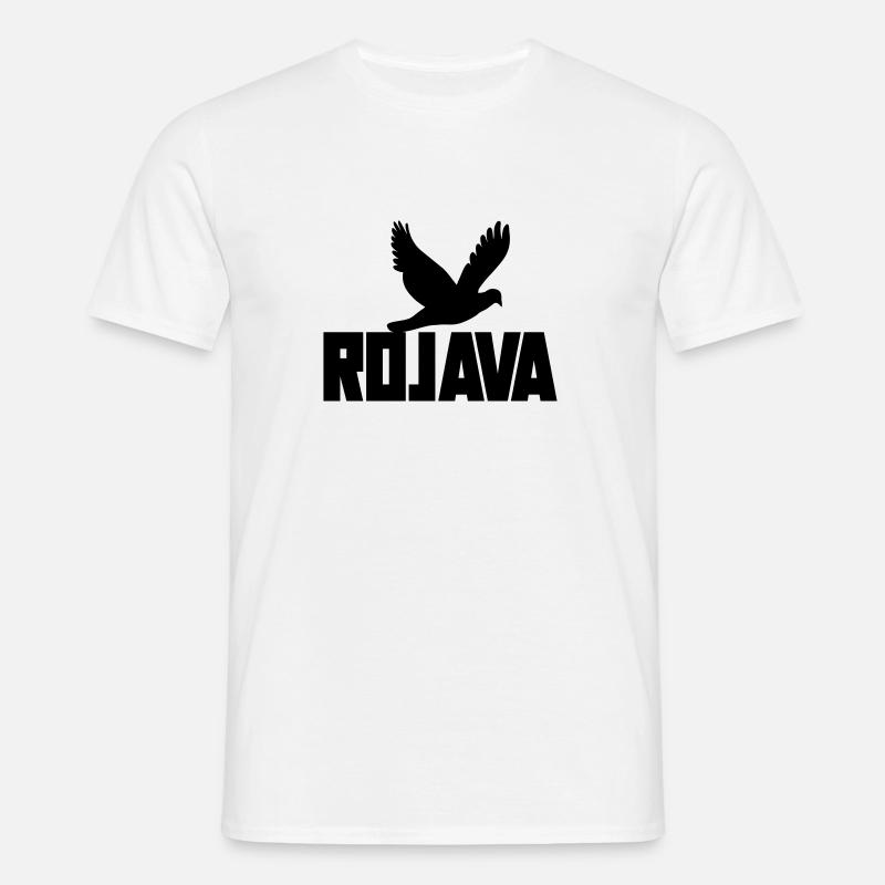 rojava kurdistan - Männer T-Shirt - Weiß