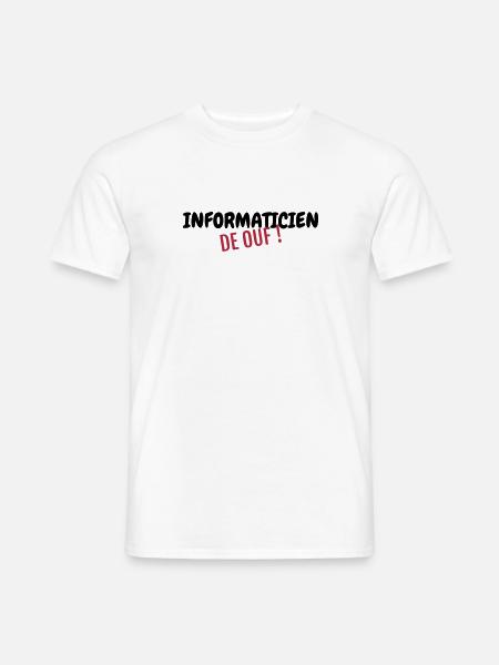 Computer / Informatiker / Aussenseiter / Ingenieur - Männer T-Shirt - Weiß