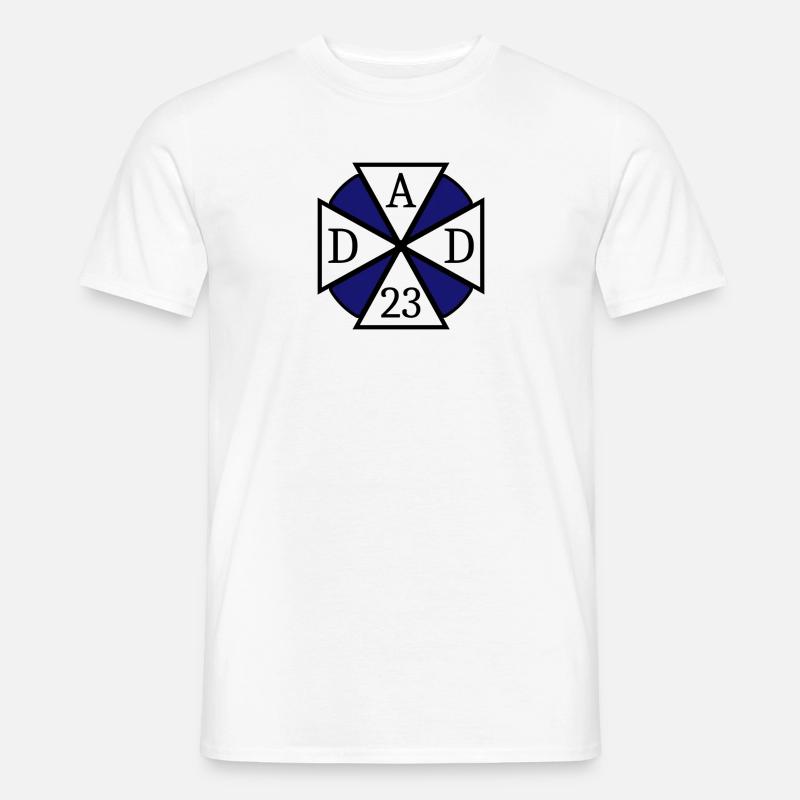 Dad Papa 23 Geschenk - Männer T-Shirt - Weiß