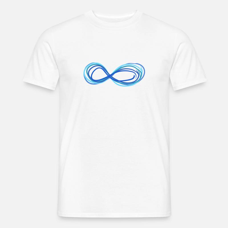 unendlich unendlichkeit - Männer T-Shirt - Weiß