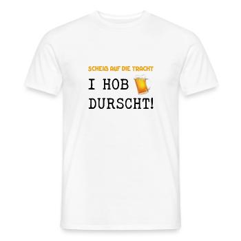 Tracht Wiesn Oktober Bier Feiern Humor Lustig - Männer T-Shirt - Weiß - Vorne - AI Model Male 178 dark (178cm)