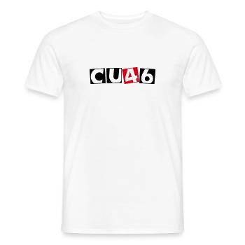 CU46 - Men's T-Shirt - white - Front - AI Model Male 178 dark (178cm)