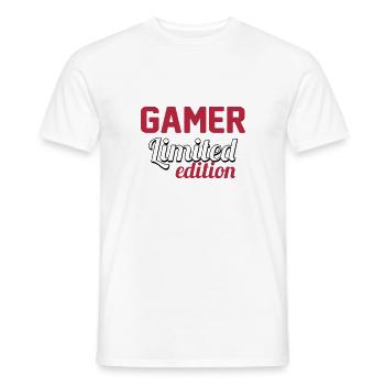 Geek / Gamer / Console / Playsation / Gameuse - Männer T-Shirt - Weiß - Vorne - AI Model Male 178 dark (178cm)