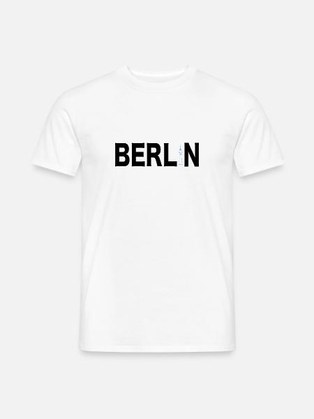 Berlin Souvenir Germany Gift Skyline - Men's T-Shirt - white