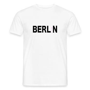 Berlin Souvenir Deutschland Geschenk Skyline - Männer T-Shirt - Weiß - Vorne - AI Model Male 178 dark (178cm)