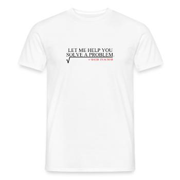 Enseignants - T-shirt homme - blanc - Devant - AI Model Male 178 dark (178cm)