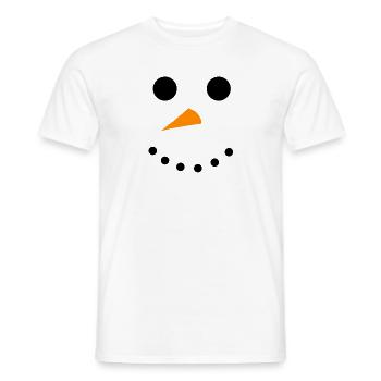 shirt de Noël - T-shirt homme - blanc - Devant - AI Model Male 178 dark (178cm)