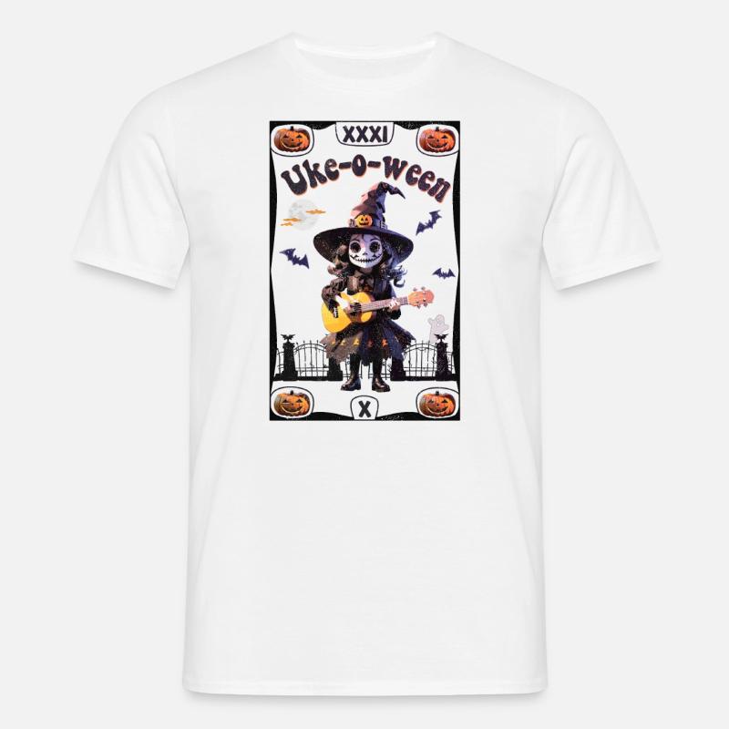 Uke-o-ween Taro Map - Men's T-Shirt - white
