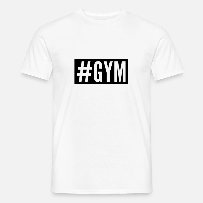 Gym - Männer T-Shirt - Weiß