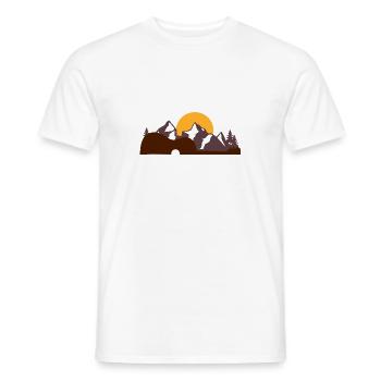Musician Ukulele Hawaii Gift - Men's T-Shirt - white - Front - AI Model Male 178 dark (178cm)