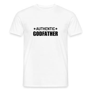 Godmother Godfather Patin Pate Parrain Marrraine - Men's T-Shirt - white - Front - AI Model Male 178 dark (178cm)