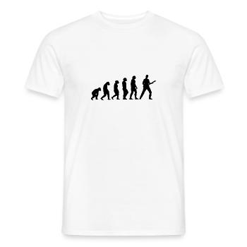 Révolution de la guitare - T-shirt homme - blanc - Devant - AI Model Male 178 dark (178cm)