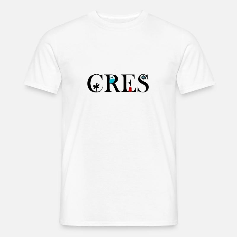Cres - Men's T-shirt - white