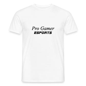 Pro Gamer esports - Männer T-Shirt - Weiß - Vorne - AI Model Male 178 dark (178cm)