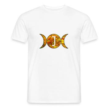 Moon Phases E 38 J - Men's T-Shirt - white - Front - AI Model Male 178 dark (178cm)