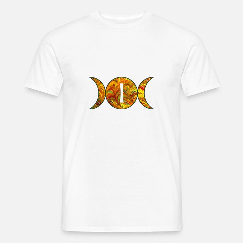 mondphasen e 38 i - Männer T-Shirt - Weiß