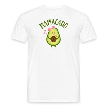 Maman - T-shirt homme - blanc - Devant - AI Model Male 178 dark (178cm)