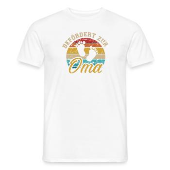 Oma - Männer T-Shirt - Weiß - Vorne - AI Model Male 178 dark (178cm)