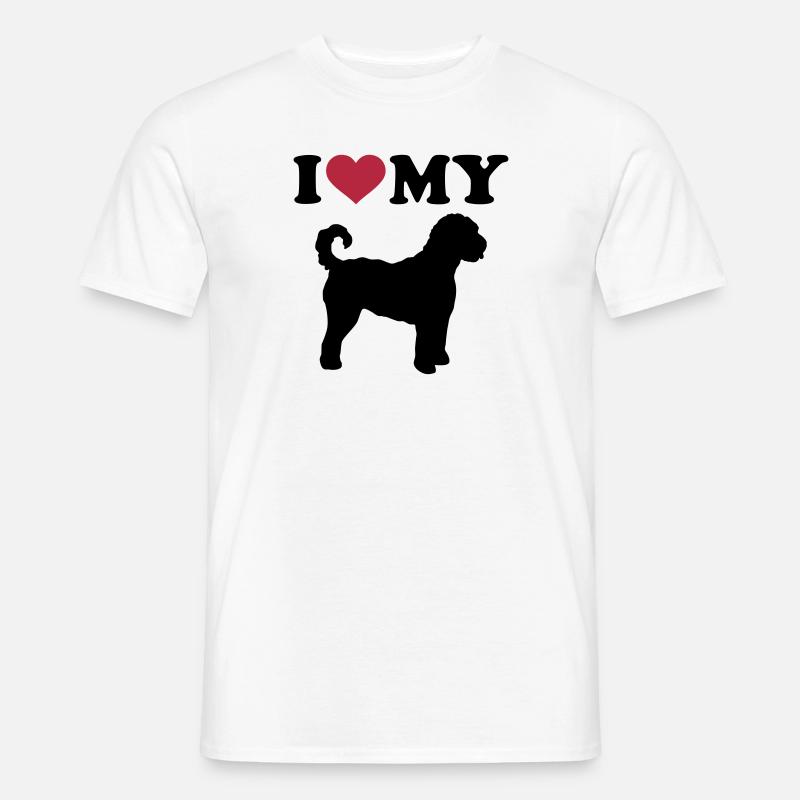 Labradoodle - Männer T-Shirt - Weiß