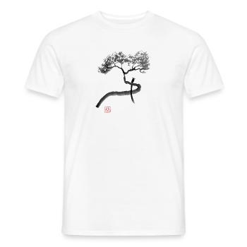 Chitrec im Baum - Männer T-Shirt - Weiß - Vorne - AI Model Male 178 dark (178cm)