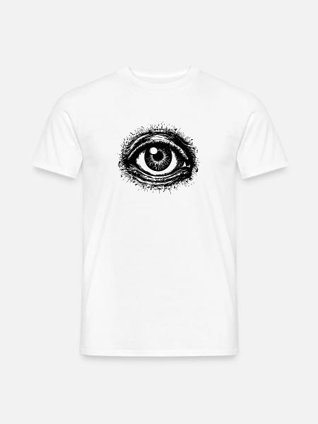 Auge Augen Augenarzt - Männer T-Shirt - Weiß
