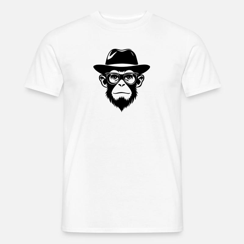 Monkey Monkey Monkey Face Jungle - Men's T-shirt - white