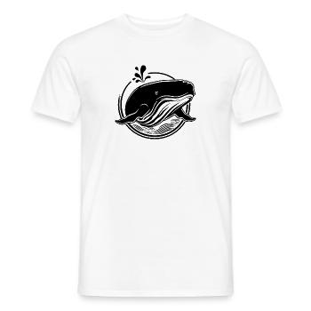 Wal Meer Fische - Männer T-Shirt - Weiß - Vorne - AI Model Male 178 dark (178cm)