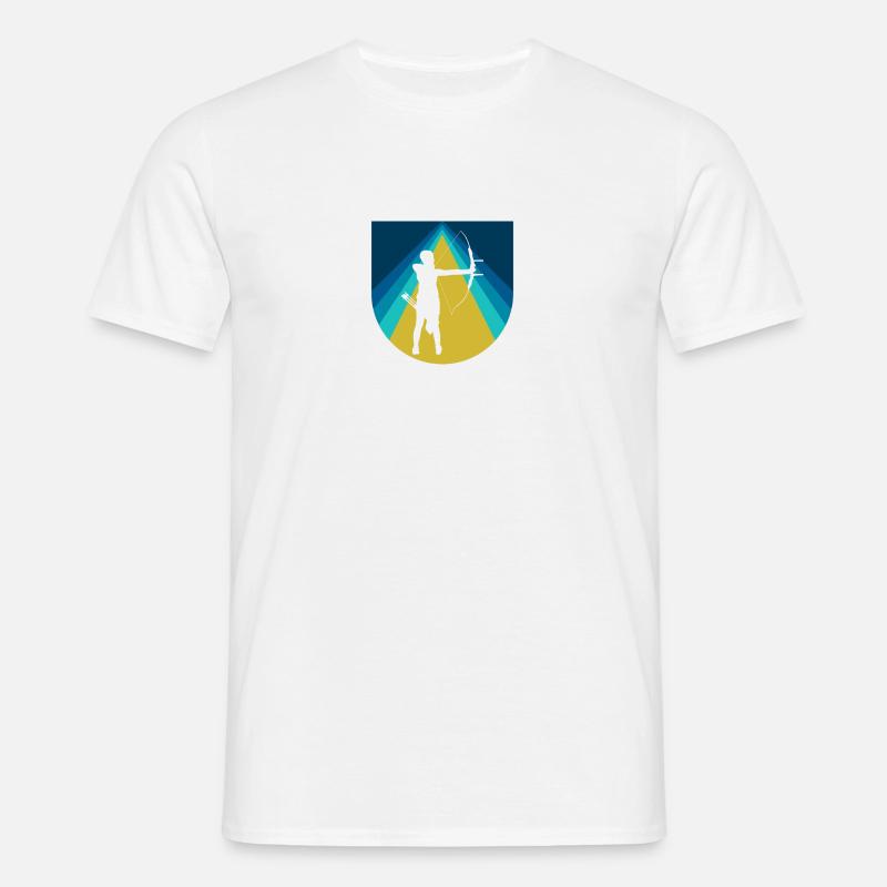 Bogen Bogen - Männer T-Shirt - Weiß