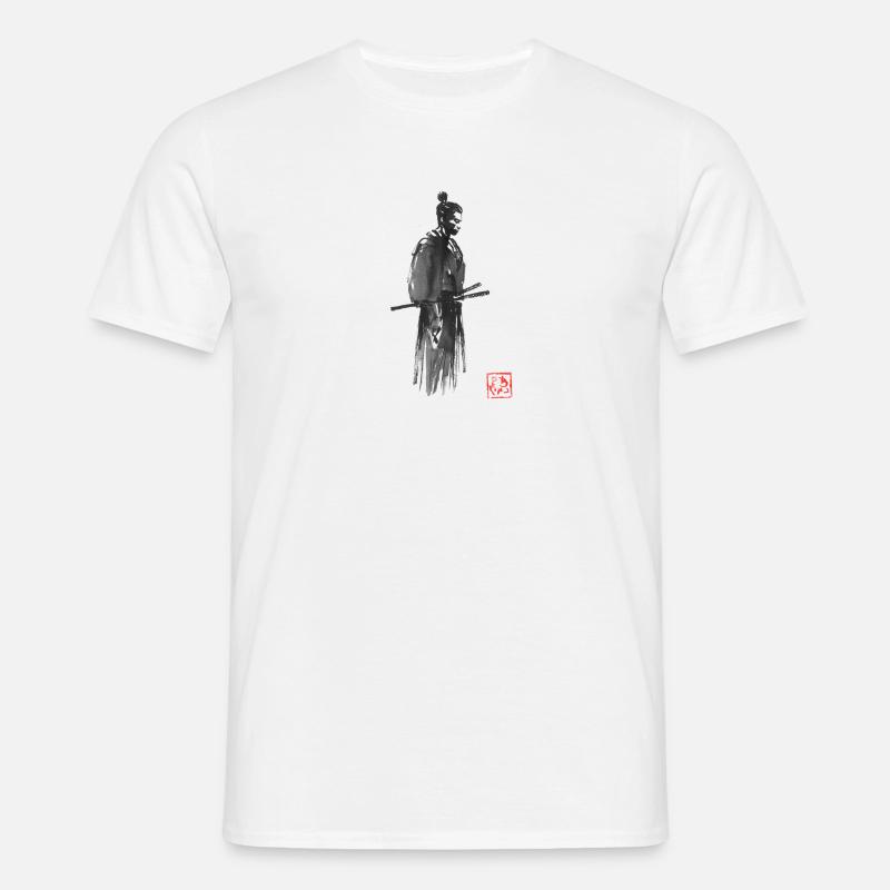 Samurai Profile - Men's T-Shirt - white