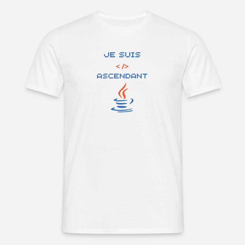 Geschenk für Java-Entwickler - Männer T-Shirt - Weiß