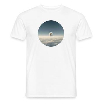 Himmelsblüte Zen - Männer T-Shirt - Weiß - Vorne - AI Model Male 178 dark (178cm)