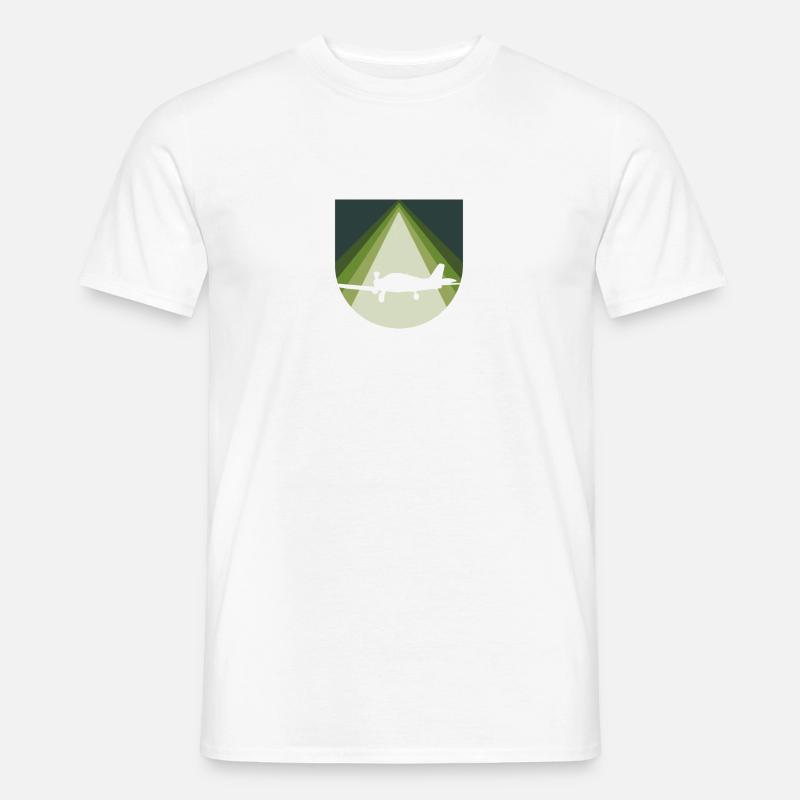 Luftfahrt Flieger Pilot - Männer T-Shirt - Weiß