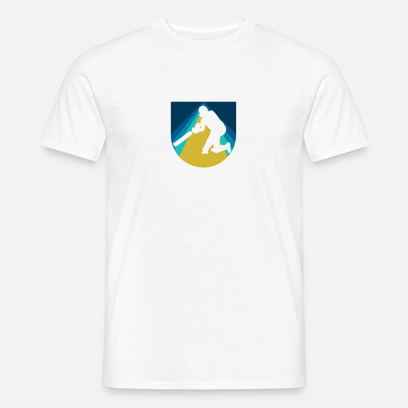 Pitcher Cricketteam - Männer T-Shirt - Weiß