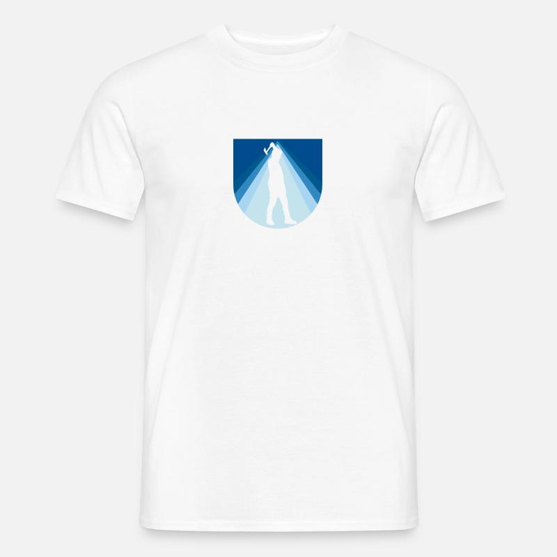 Axe Throwing Axtwerfen - Männer T-Shirt - Weiß