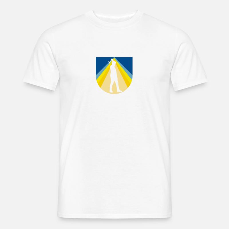 Axt Axe Throwing - Männer T-Shirt - Weiß