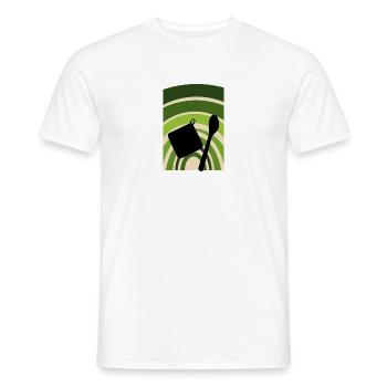 Backen Bäckerei - Männer T-Shirt - Weiß - Vorne - AI Model Male 178 dark (178cm)