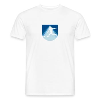 Joueur de futsal Joueur de futsal Futsal - T-shirt homme - blanc - Devant - AI Model Male 178 dark (178cm)