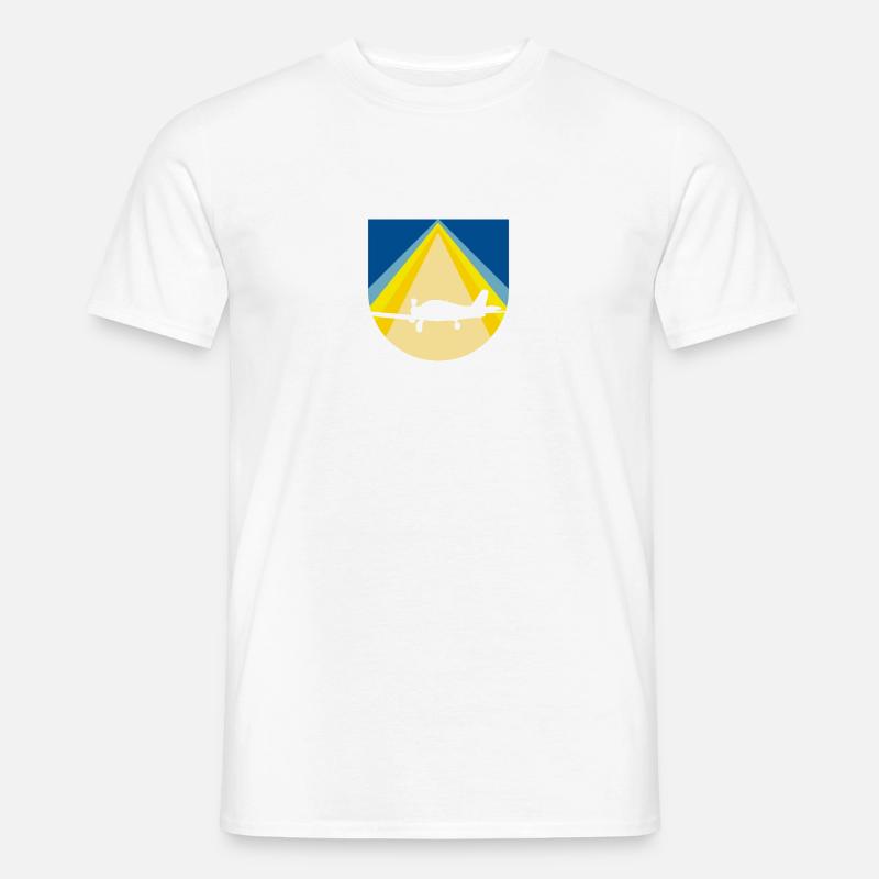 Flugzeug Pilot Flugzeug - Männer T-Shirt - Weiß