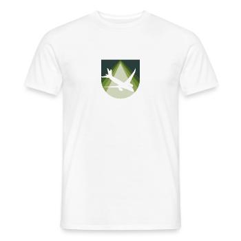 Luftfahrt Pilot Flugzeug - Männer T-Shirt - Weiß - Vorne - AI Model Male 178 dark (178cm)