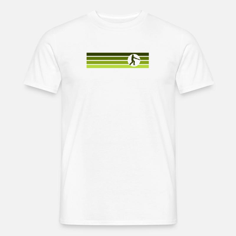 Cricket Werfen Werfen - Männer T-Shirt - Weiß